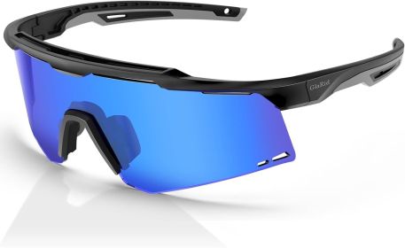 Professional Cycling Glasses for Men Women, TR90 Frame Baseball Sunglasses UV400 Protection